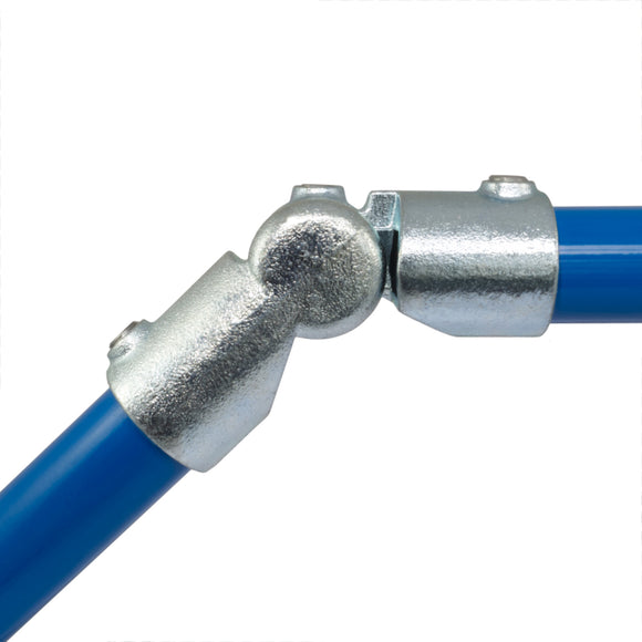 Adjustable Knuckle by Interclamp, Code 166. Shop rail, pipe and fence fittings online chain.com.au. Australia wide shipping.