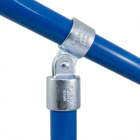 Single Swivel Combination, Interclamp Code 173. Shop rail, pipe and fence fittings online chain.com.au. Australia wide shipping.