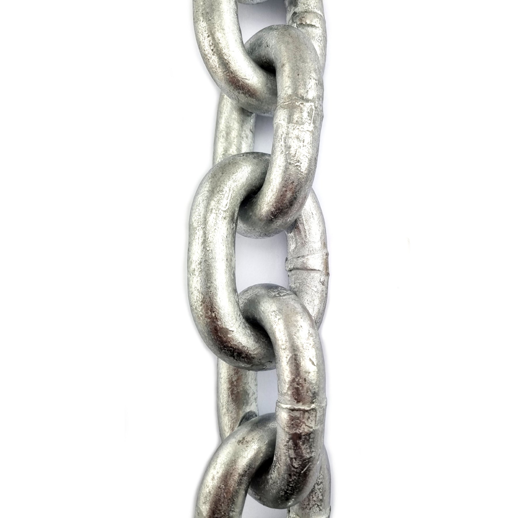 Boat anchor chain, short link, galvanised. Sizes: 6mm, 8mm, 10mm, 13mm, 16mm. Boat Anchor Chain by the metre or bulk buy 25kg buckets. Shipping Australia wide. Shop online chain.com.au