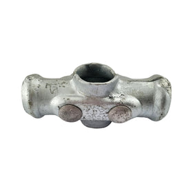 Cross Bar Fitting - Galvanised - Downee. Australian made. Various sizes. Shop fence and gate fittings online chain.com.au. Australia wide shipping