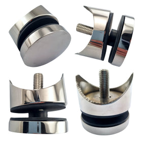 Stainless Steel Curved Standoff Pin. For glass balustrading or glass pool fencing. Australia wide shipping. Shop: chain.com.au
