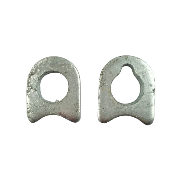 Drop Bolt Lug in a galvanised finish, Australian made. Fence & Gate Fittings. Shop: Chain.com.au