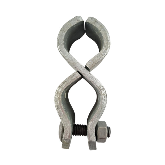 Clamp-On Hinge - Galvanised. Australian made. Brand: Downee. Shop fence & gate fittings. Shipping Australia wide.