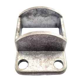 Horizontal - Single Lug - 2 Fixing Holes - Fence Bracket in cast aluminium. Product code: FB38H. Rail size: 38mm x 25mm. Australian Made. Brand: Downee. Shop Tubular Fencing and Aluminium Brackets online chain.com.au. Australia wide shipping.