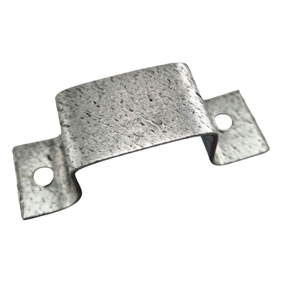 Downee rail saddle in galvabond steel. Australian made. Product codes: RS3825, RS4040. Australian Made. Brand: Downee. Shop Tubular Fencing and Steel Brackets online chain.com.au. Australia wide shipping.