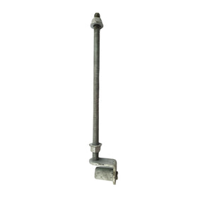 Timber Post - Bolt Thru - Type A - Galvanised. Australian Made. Fence & Gate Fittings. Shop online chain.com.au. Australia wide shipping.