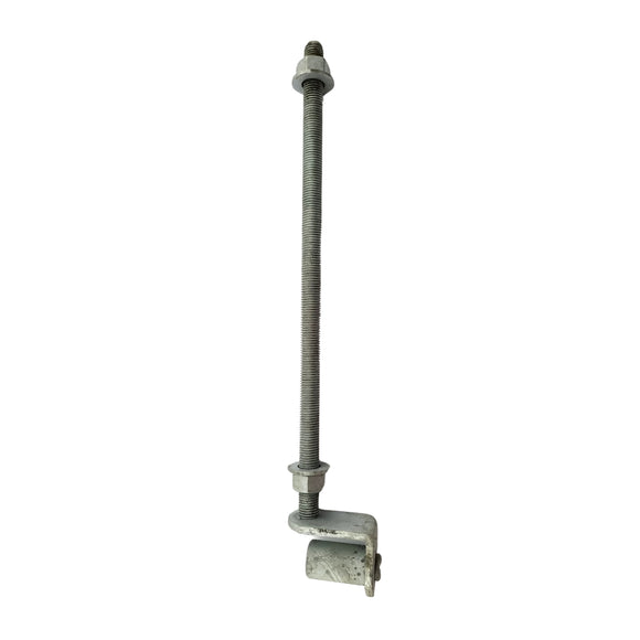 Timber Post - Bolt Thru - Type A - Galvanised. Australian Made. Fence & Gate Fittings. Shop online chain.com.au. Australia wide shipping.