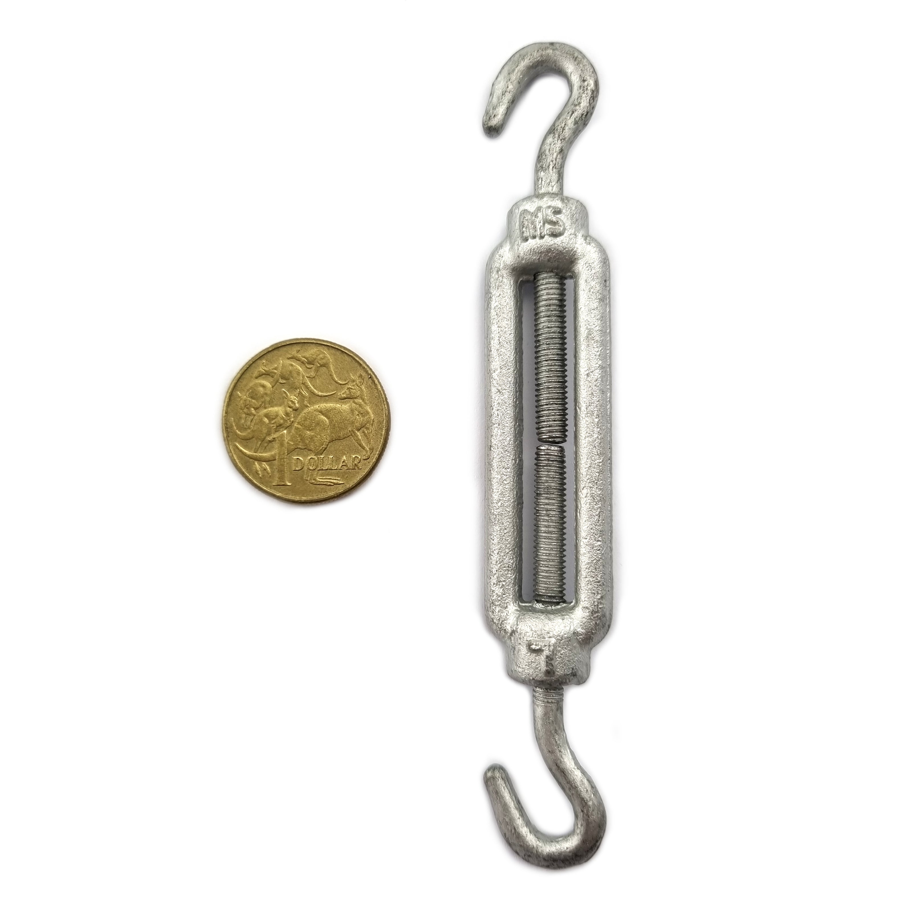 Turnbuckles - Galvanised - Hook-Hook - Size: 5mm. Australia