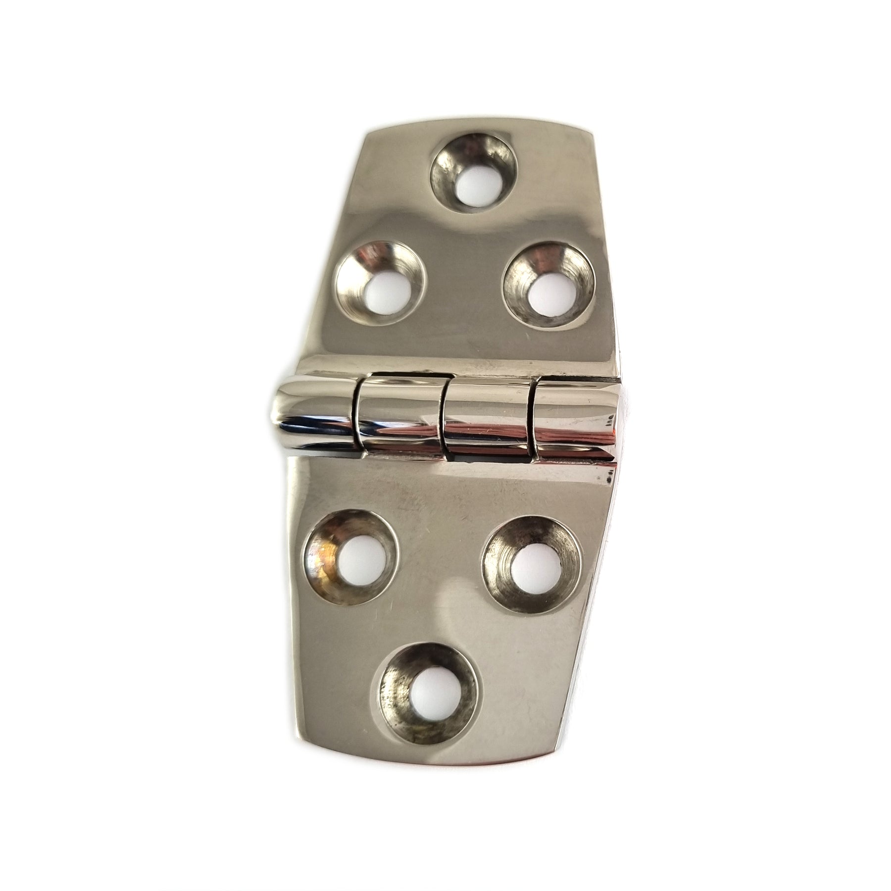 Flat Hinges in Stainless Steel. Size: 74mm x 38mm. Shop online chain.com.au. Shipping Australia wide.