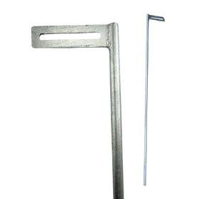 Security Drop Bolt - Galvanised. Australian Made. Brand: Downee. Australia wide shipping + Melbourne pick-up. Shop Fence and Gate Fittings: Chain.com.au