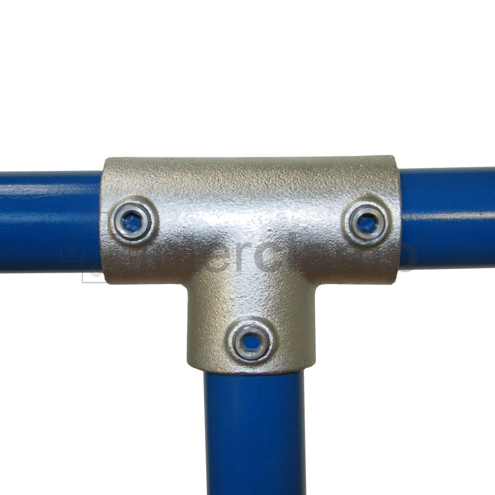 Long T for Galvanised Pipe by Interclamp Code 104. Shop rail and pipe fittings online chain.com.au