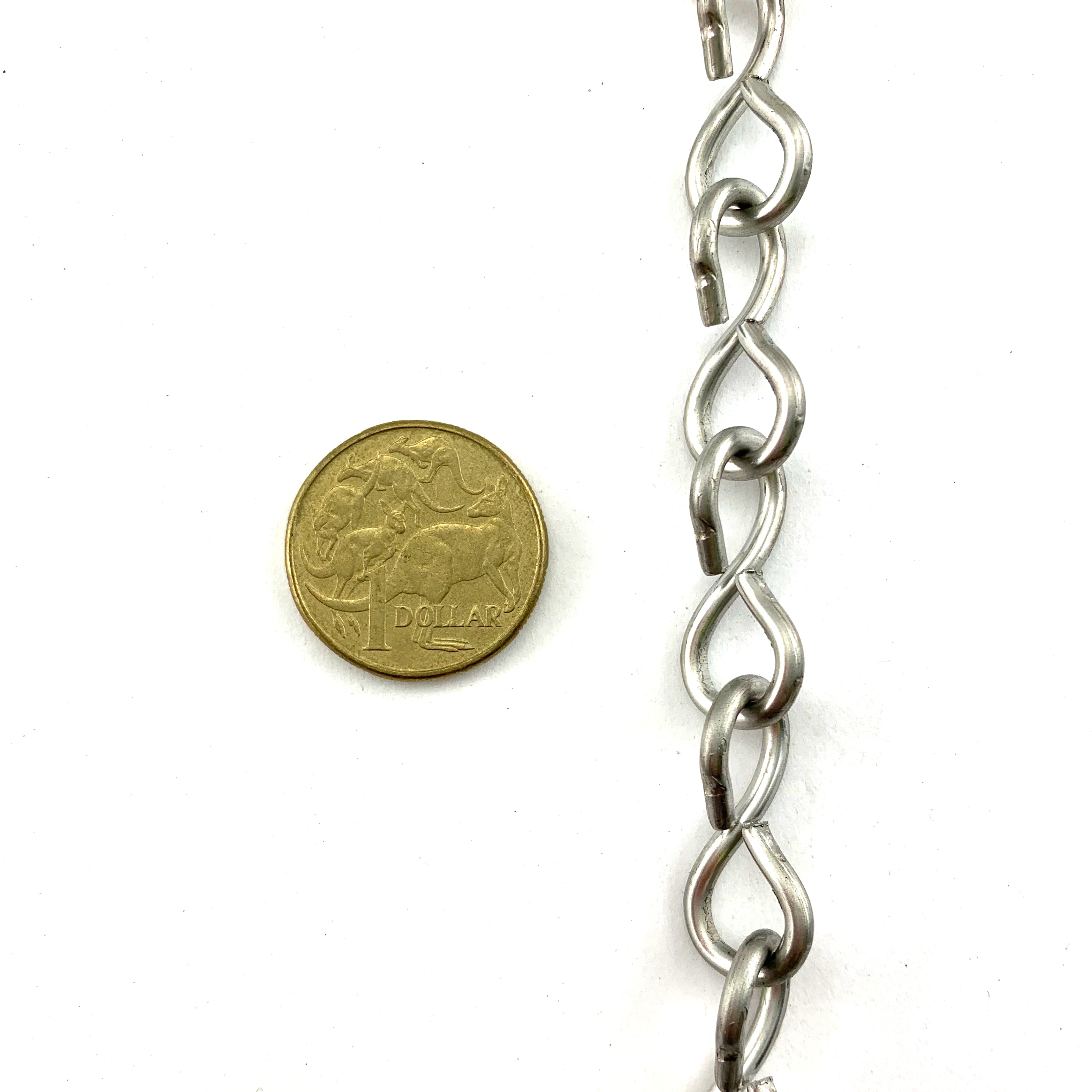 Australian made Single Jack Chain in marine grade stainless steel, size 2.5mm. By the metre. Melbourne