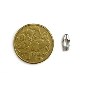 3.5mm ball chain joiner (or ball chain connector) in chrome x Qty 100