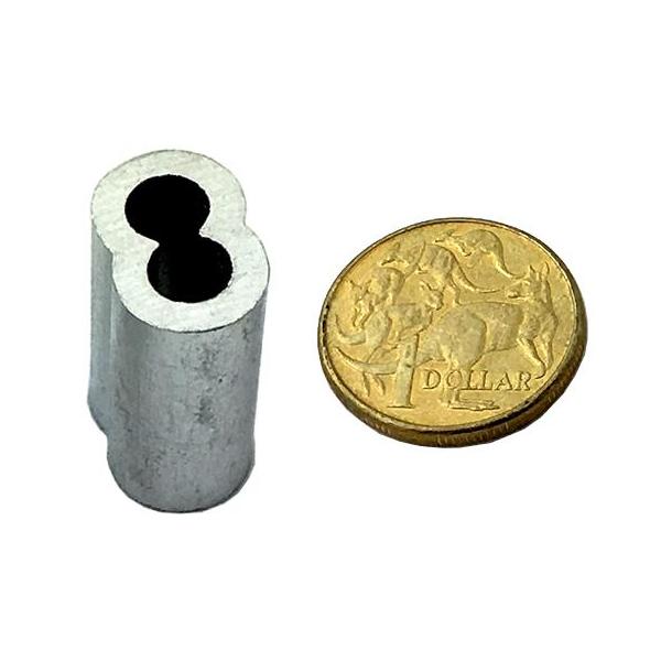Aluminium Sleeve Swage - 6mm - Melbourne Australia