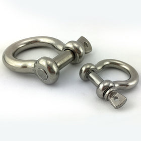 Stainless Steel Bow Shackles - 6mm, 8mm, 12mm, Australia