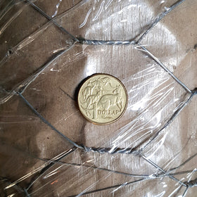 Chicken Wire (Aviary Mesh) - 50.8mm Opening x 1800mm High x 30 Metre Roll. Australia.