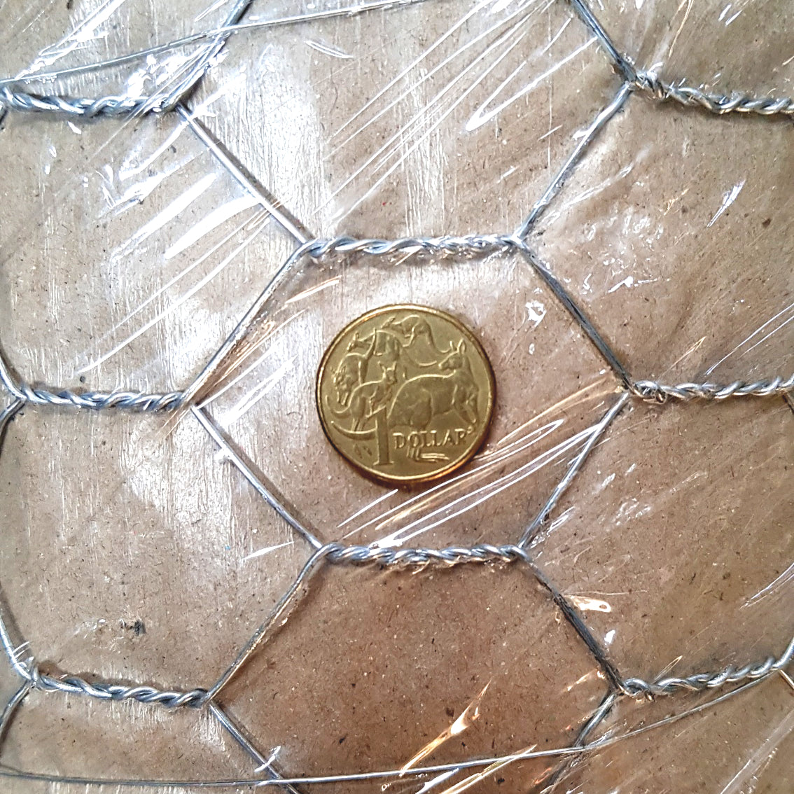 Chicken Wire (or aviary mesh) - 40mm Opening x 1200mm High x 30 Metre Roll. Australia.