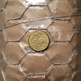 Chicken Wire (or Aviary Mesh) - 25mm Opening x 900mm High x 30 Metre Roll. Melbourne Australiaa