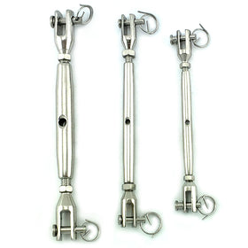 Closed Body Turnbuckle Stainless Steel Jaw to Jaw sizes: 5mm, 6mm, 8mm. Australia wide delivery.