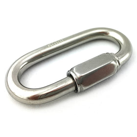 Quick Link in Stainless Steel Type 316 size 3.5mm. Melbourne Australia