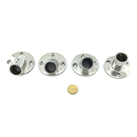 Rail Fittings - Rail Base Round range. Melbourne and Australia wide.