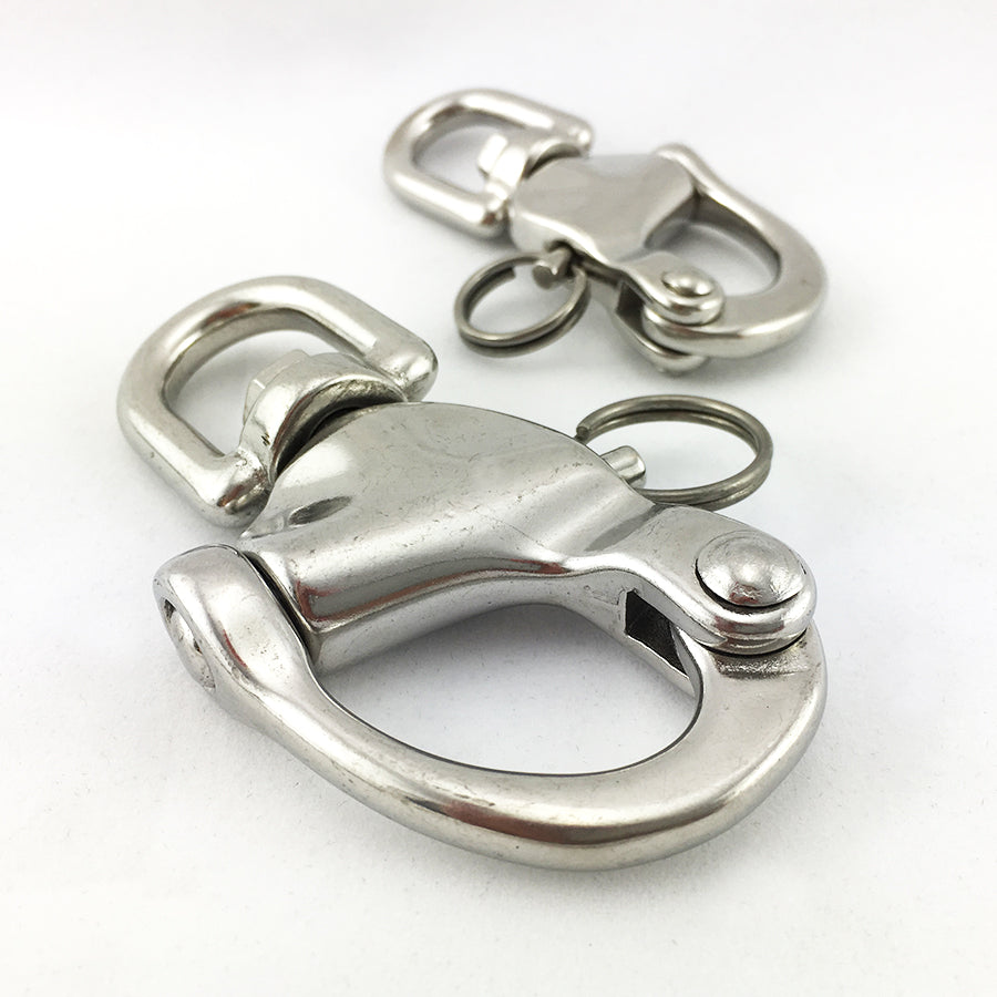 Snap Shackles in Stainless Steel. Melbourne, Australia.