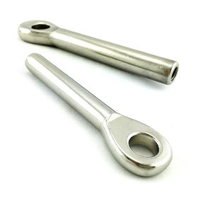 Swage stud eye 5mm in type 316 marine grade stainless steel. Melbourne, Australia.