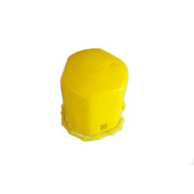 Yellow Plastic Safety Caps. Australian Made.