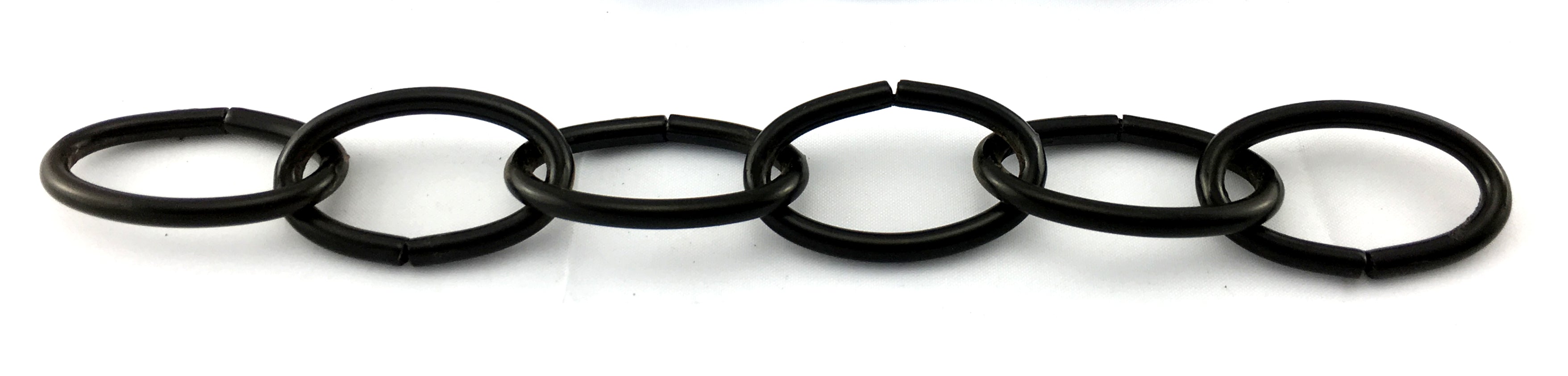 Decorative Lighting Chain in Black, size 3.8mm. Order by the metre. Melbourne and Australia wide