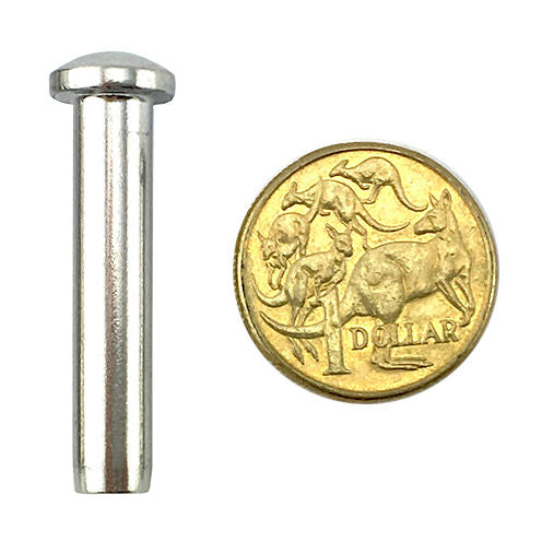dome swage nuts made of Marine grade type 316 Stainless Steel, size 5mm. Melbourne Australia