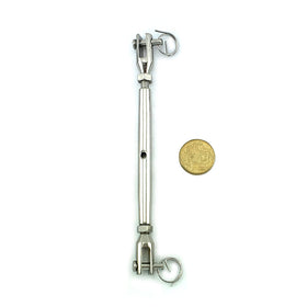 Closed Body Turnbuckle Stainless Steel Jaw to Jaw size 6mm. Australia wide delivery.