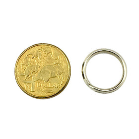 Key Ring - Nickel - 25mm - Qty 100. Melbourne Australia