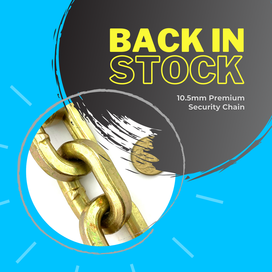 Back in Stock - 10.5mm Premium Security Chain