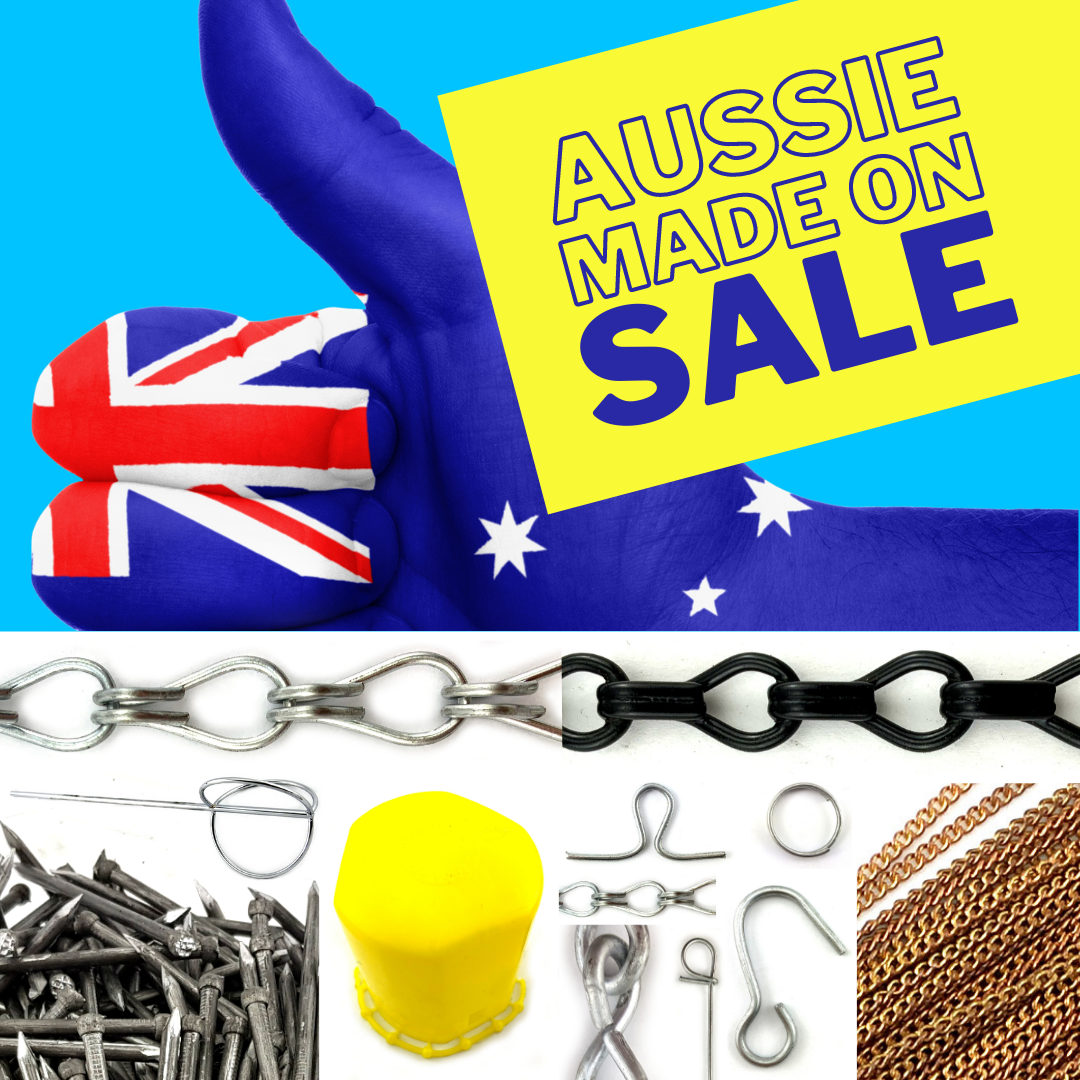 Australian made hardware sale on chain.com.au