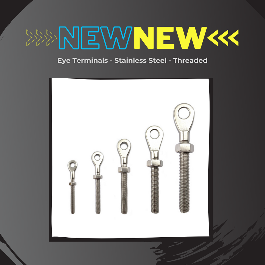 NEW! Eye Terminals in Stainless Steel
