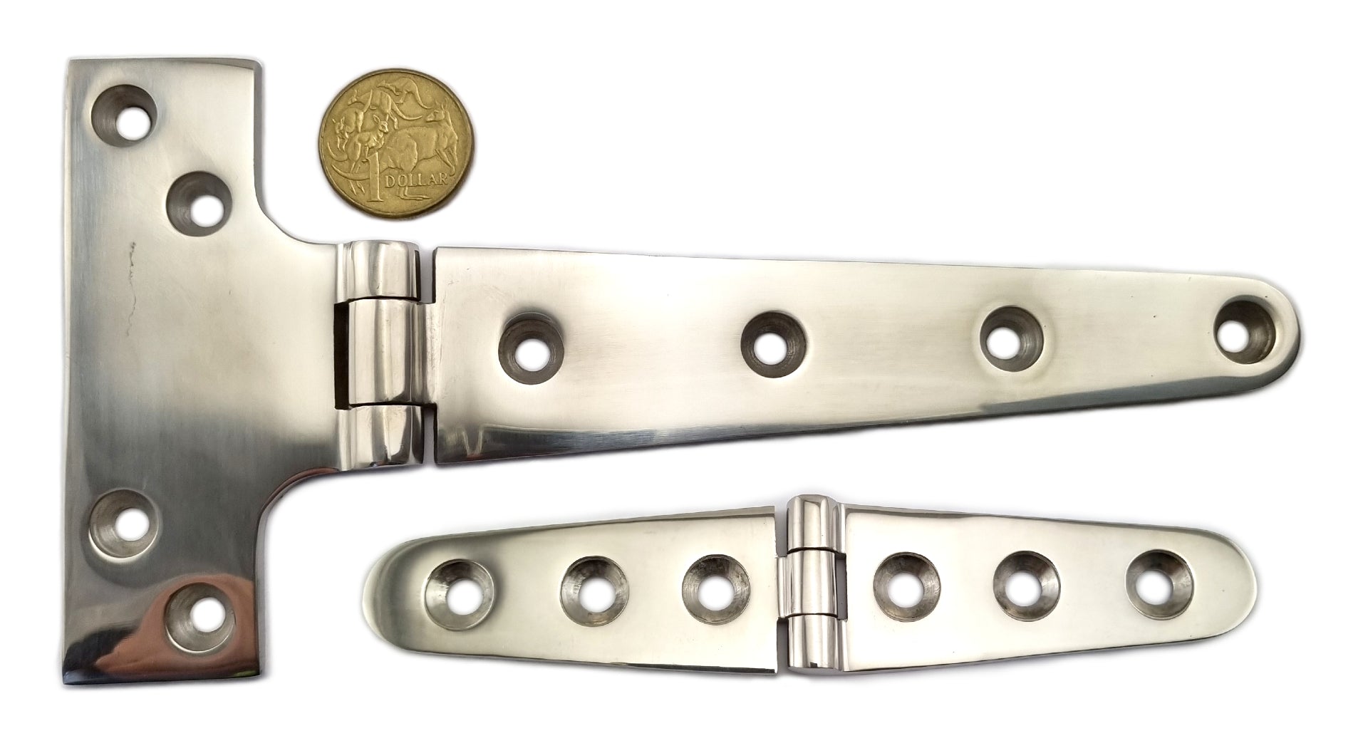 Flat Stainless Steel Hinges. Shop online chain.com.au. Australia wide delivery.
