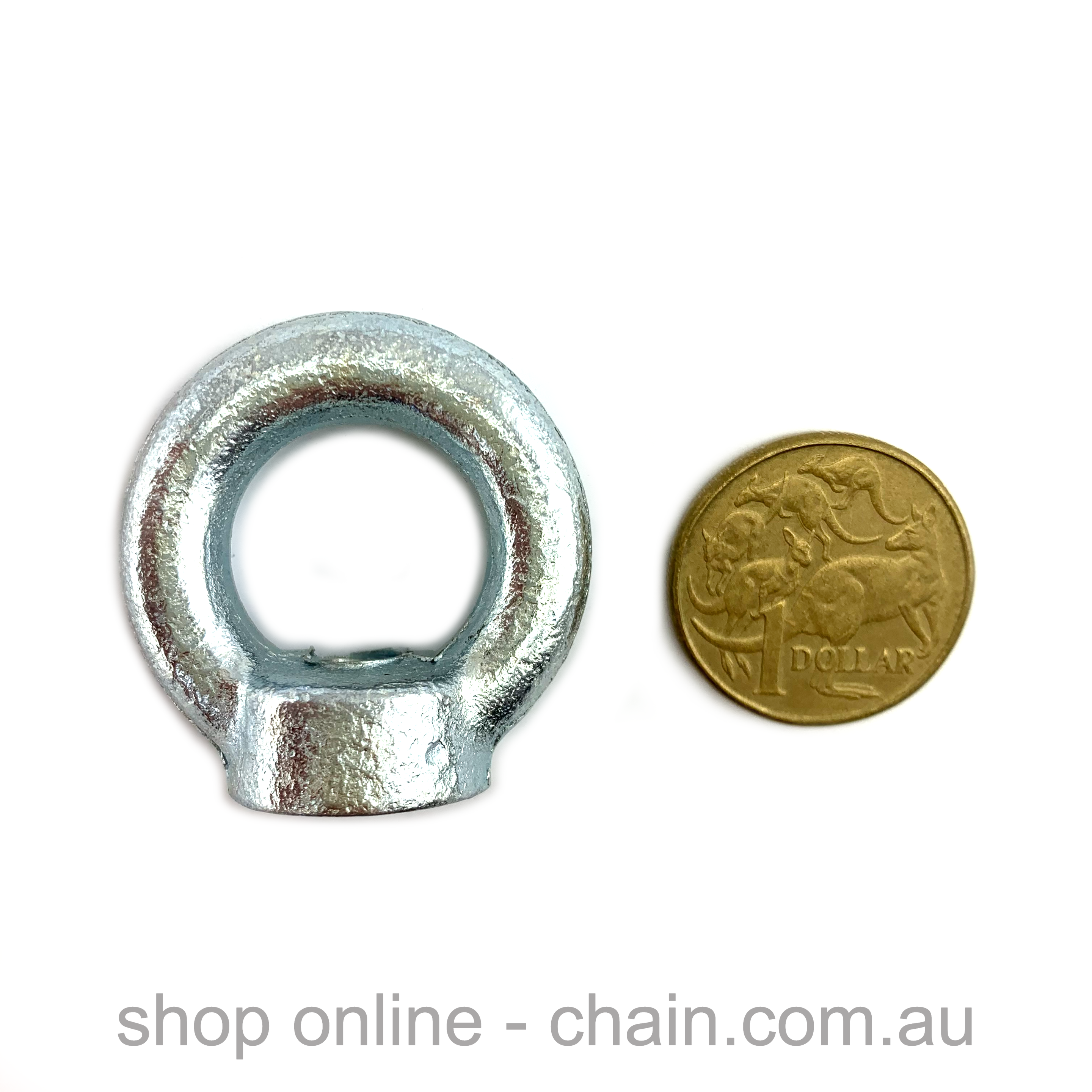 8mm Galvanised Lifting Nuts. Shop online chain.com.au