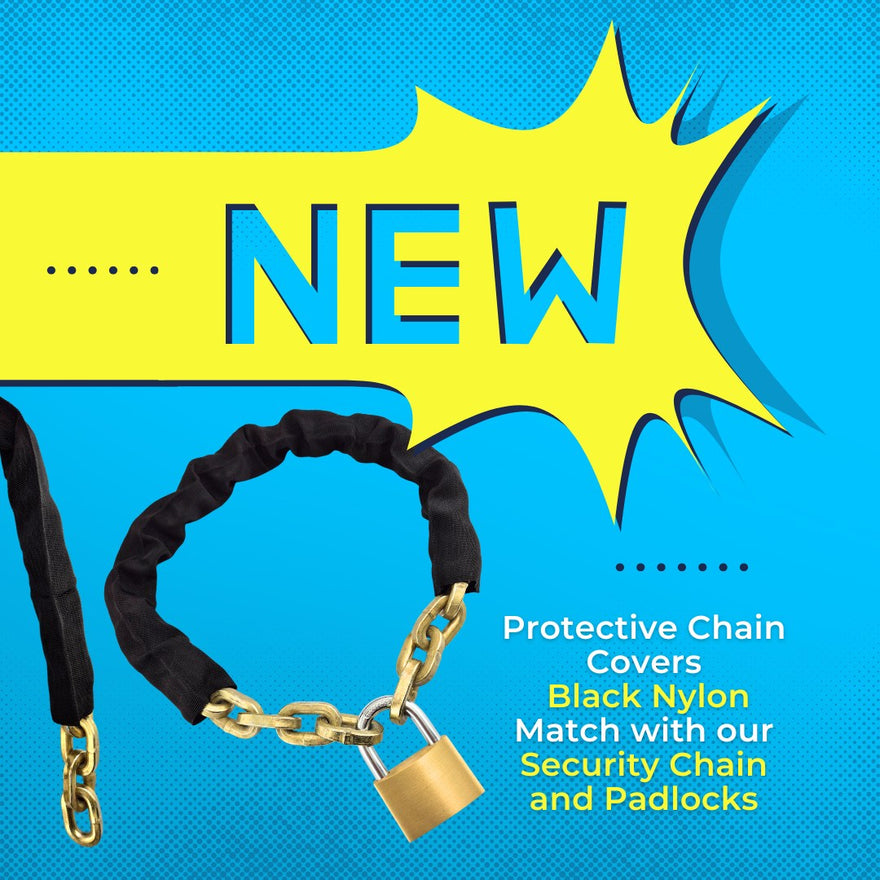 Protective Chain Covers in Black Nylon. Australia Wide Shipping from Melbourne