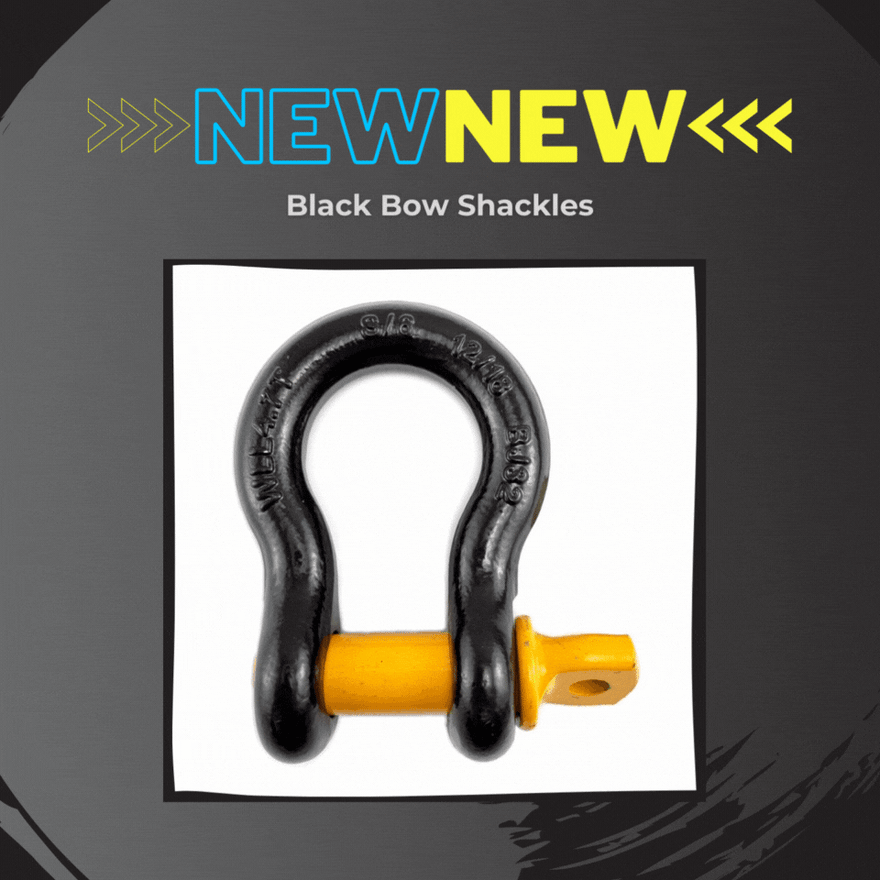 NEW! Black Bow Shackles