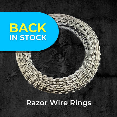 Razor Wire Rings Are Back in Stock. Australia wide shipping. Shop chain.com.au
