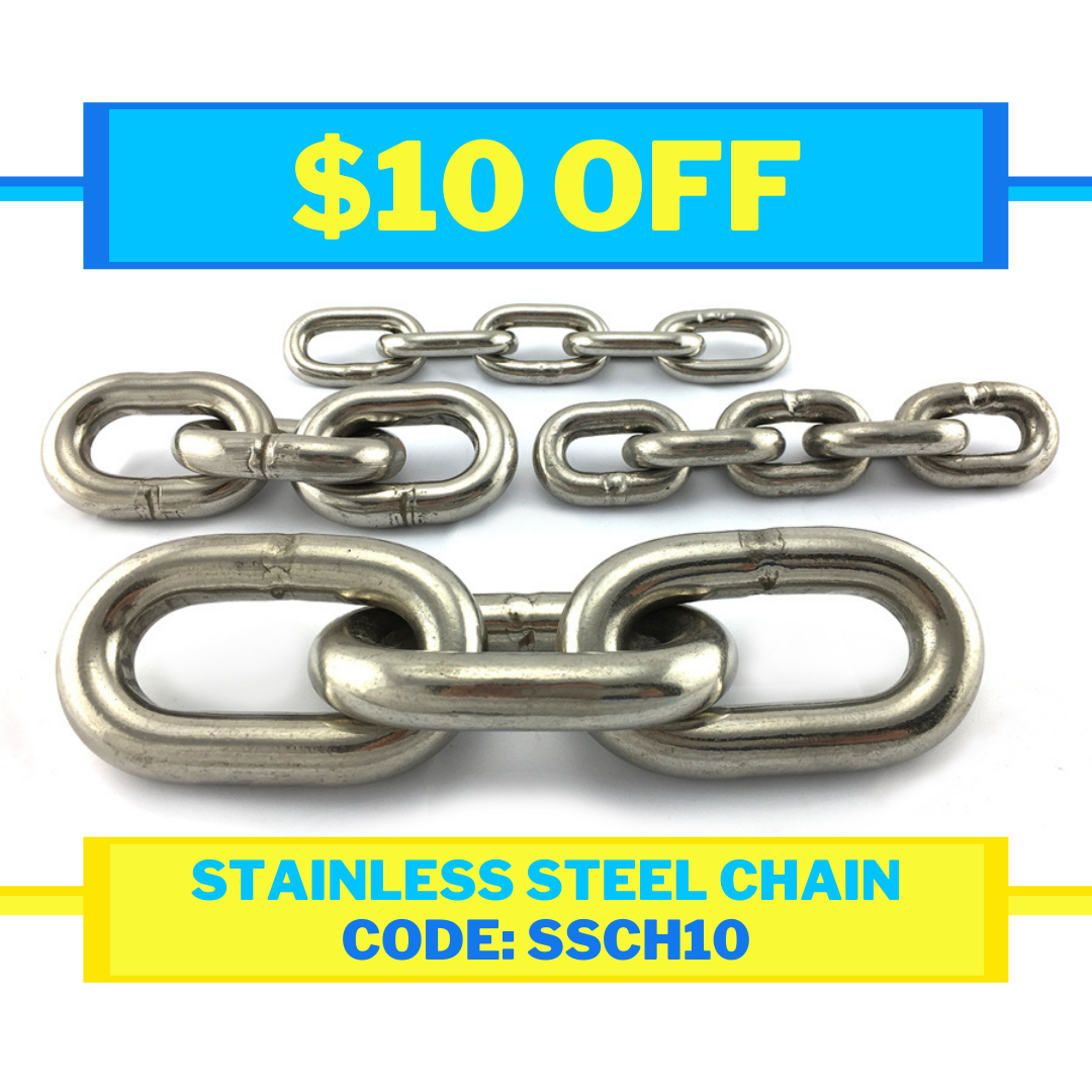Special offer, get $10 off all Stainless Steel Chain!