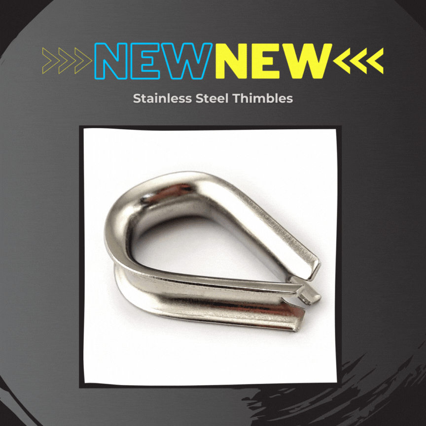 NEW! Stainless Steel Thimbles
