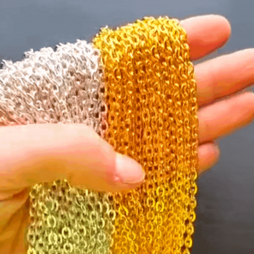 Gold Plated & Silver Plated Hammered Trace Chain. Shop Jewellery Chain online chain.com.au. Australia wide shipping.