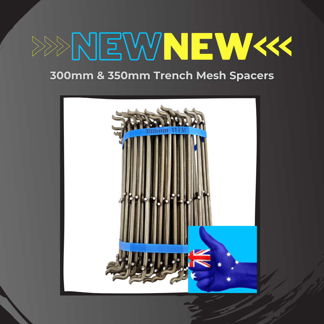 New! Trench Mesh Spacers. Australian made