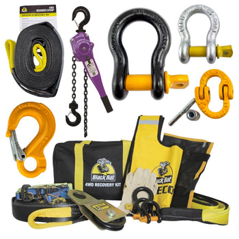 4WD Accessories. Recovery Strap, Safety Recovery Bag, Snatch Strap Kit, bow shackles, hammerlocks, Manual Lever Blocks. Shop online chain.com.au