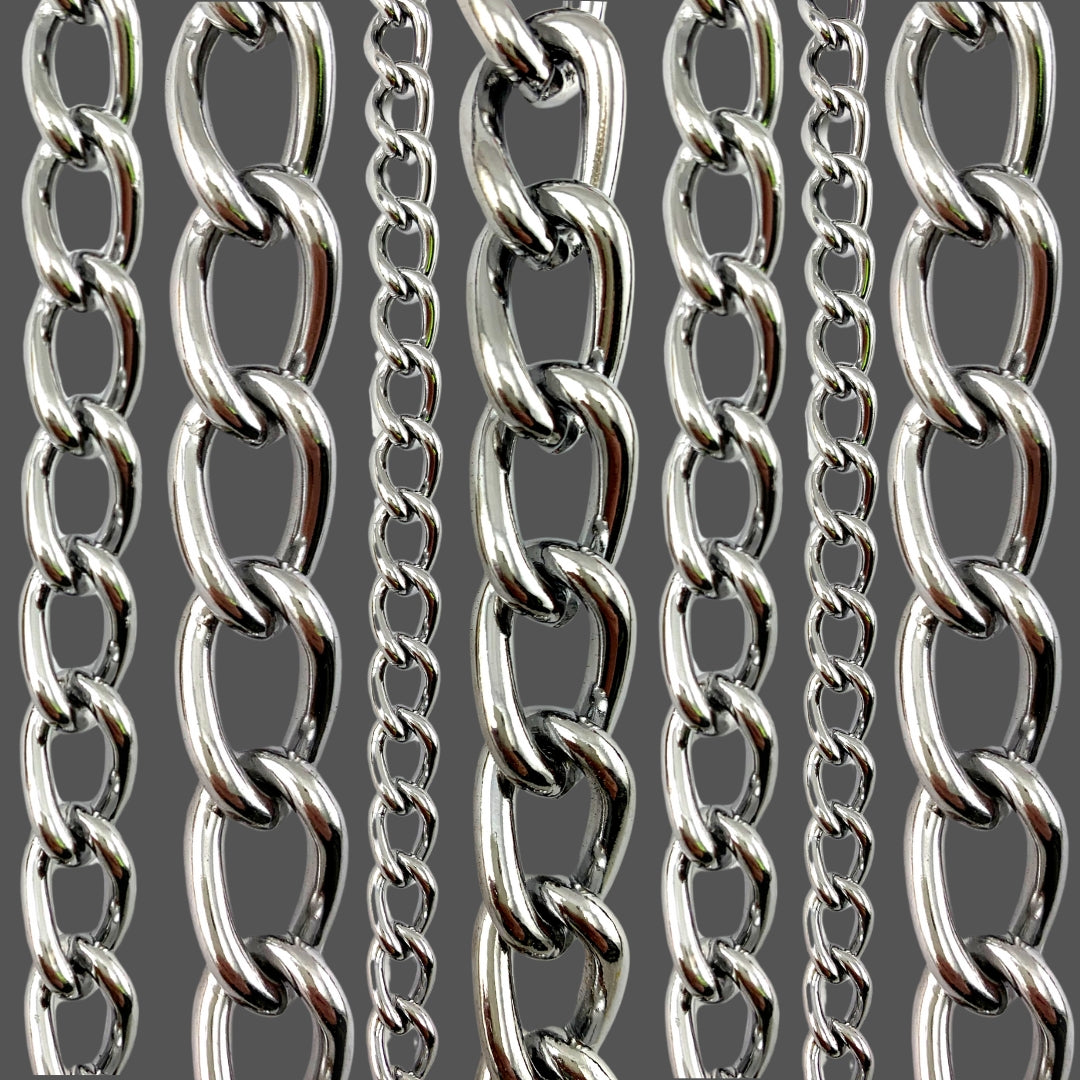 Chrome curb chain. Australia wide delivery.