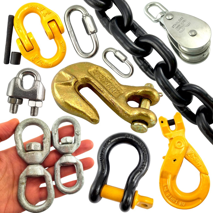 Lifting and rigging and load restraint products, fittings and accessories. Shop online at chain.com.au