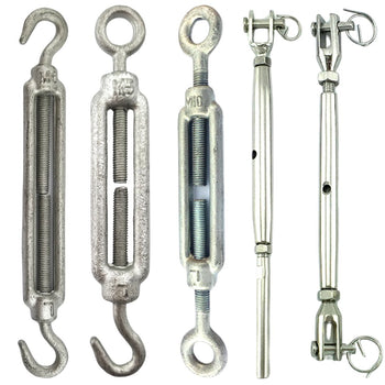 Galvanised and stainless steel turnbuckles. Australia