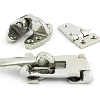 Marine grade stainless steel hinges. Melbourne Australia.