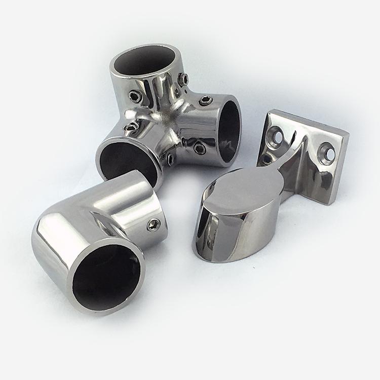 Balustrade Rail & Pipe Fittings - Interclamp - Stainless Steel, Galv ...